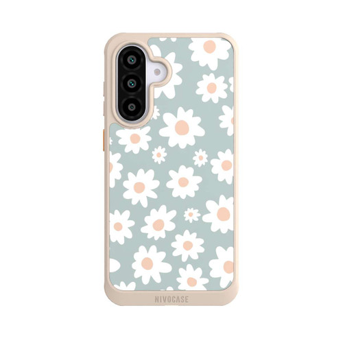 Samsung Galaxy A56 5G NIVOcore Daisy Flower Seamless Pattern Green