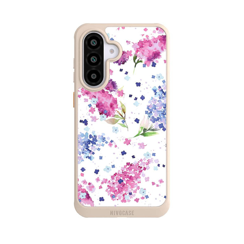 Galaxy A56 5G NIVOcore Floral Hydrangeas Lilac Pink