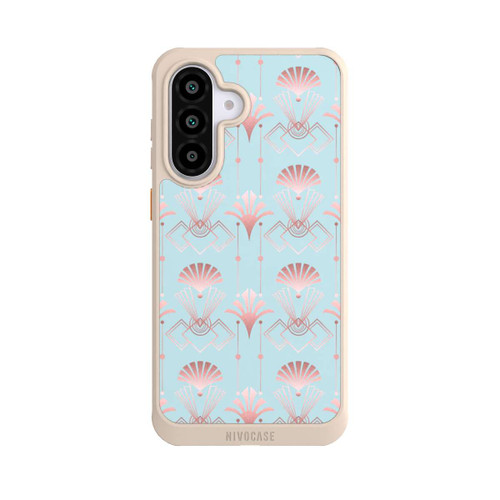 Samsung Galaxy A56 5G NIVOcore Art Deco Rose Gold Elegance Blue