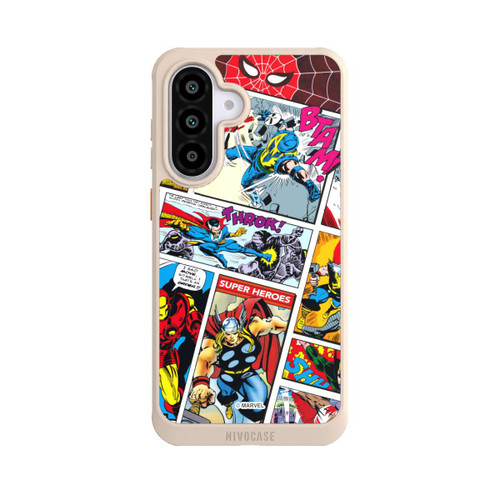 Samsung Galaxy A56 5G NIVOcore Marvel Retro Comic Blue