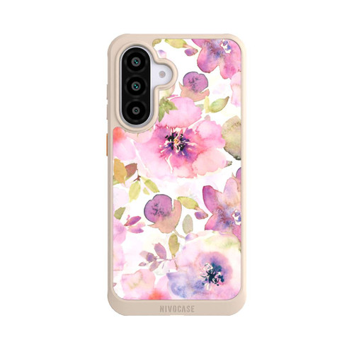 Samsung Galaxy A56 5G NIVOcore Pink Flowers Wallpaper