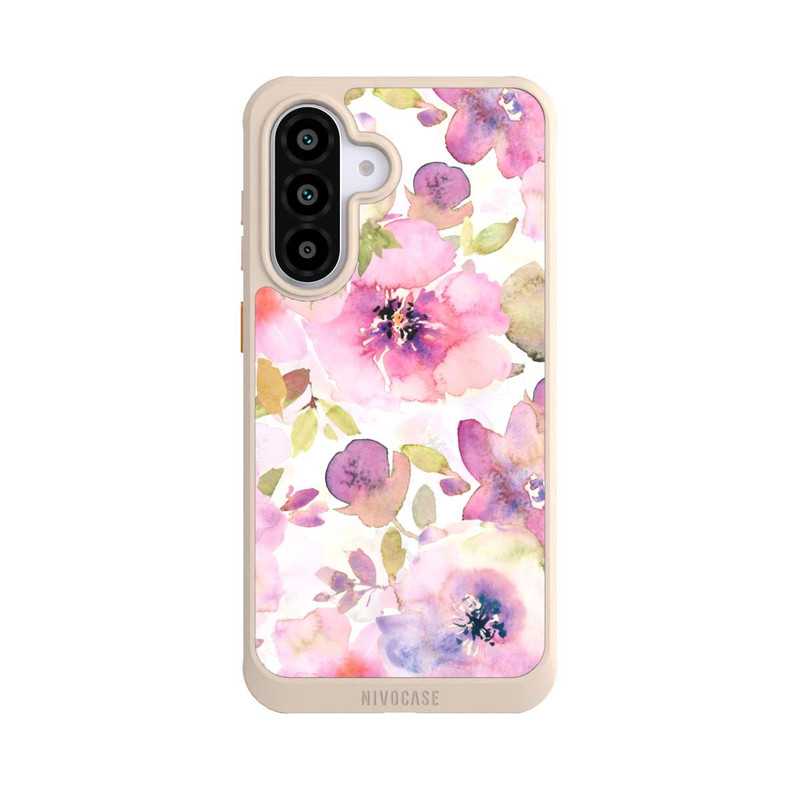 Galaxy A56 5G NIVOcore Tapete mit rosa Blumen