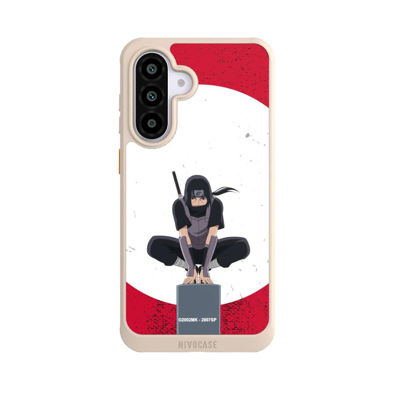 Galaxy A56 5G NIVOcore Itachi Uchiha Symbol Roter Hintergrund