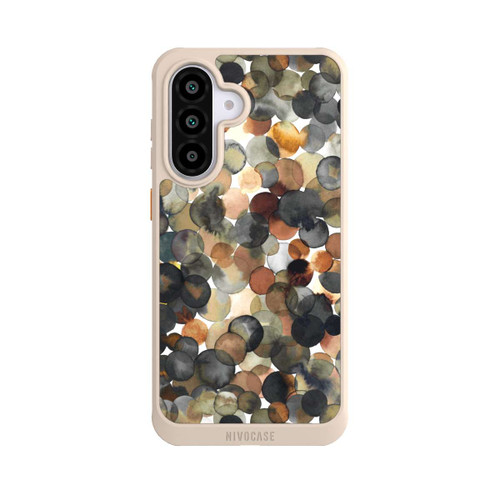 Samsung Galaxy A56 5G NIVOcore Watercolor Dots Brown Pattern