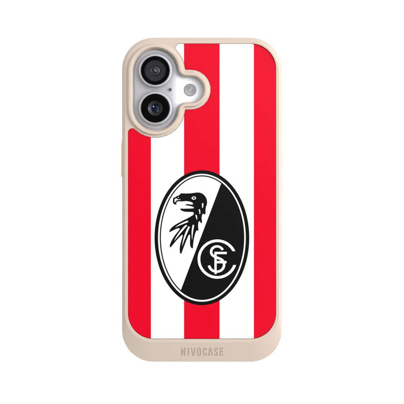 iPhone 17 NIVOcore SC Freiburg - Rot Gestreift