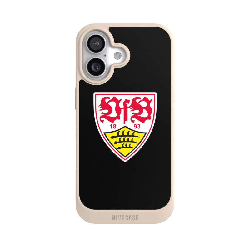 iPhone 17 NIVOcore VfB Stuttgart Wappen Schwarz