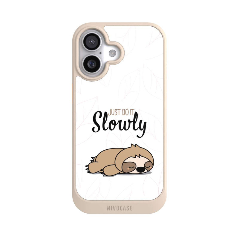 iPhone 17 NIVOcore Just Do It Slowly Sloth