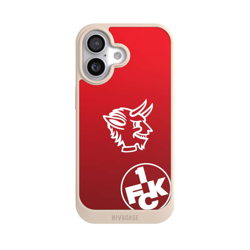 iPhone 17 NIVOcore Teufelskopf FCK auf Rot