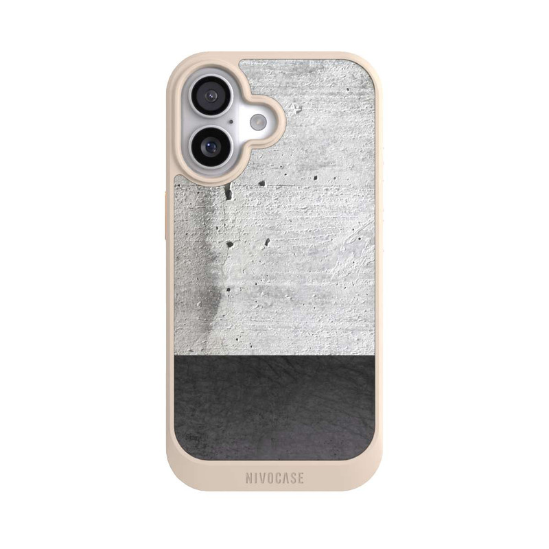 iPhone 17 NIVOcore Leder und Beton