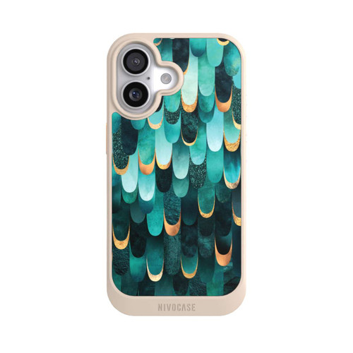  NIVOcore Gefiedert Türkis Golddruck