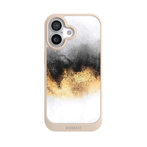  NIVOcore Grauer Himmelstaub Golddruck