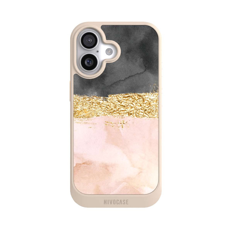 iPhone 17 NIVOcore Goldener Linien Look