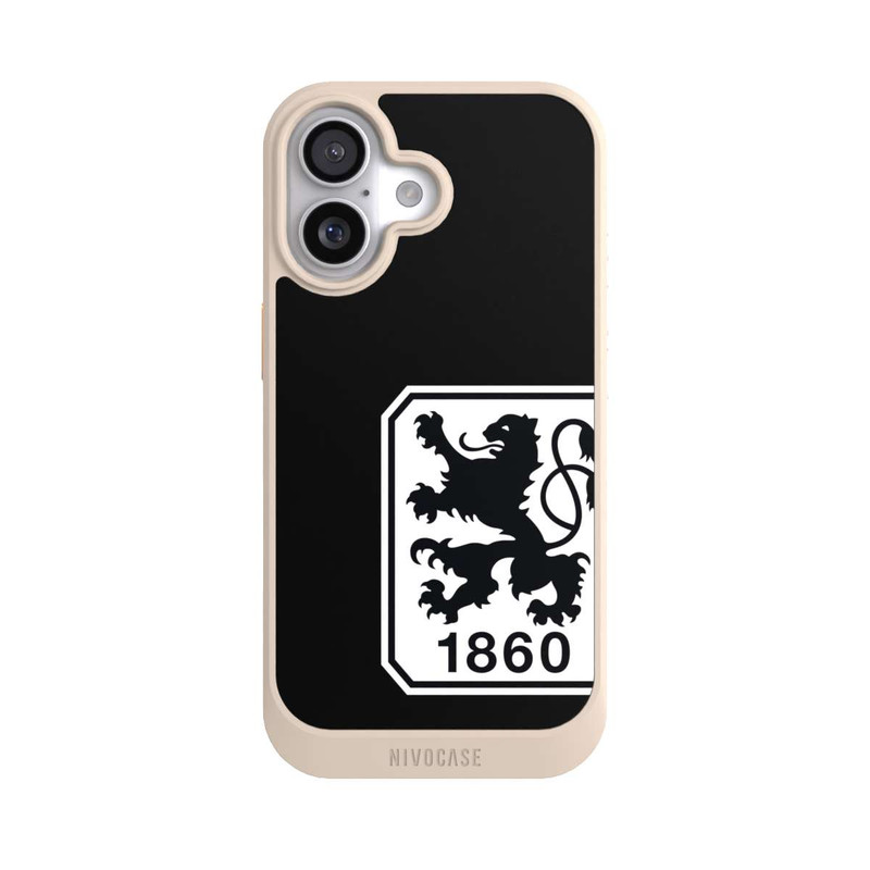 iPhone 17 NIVOcore TSV 1860 Schwarz Logo Groß