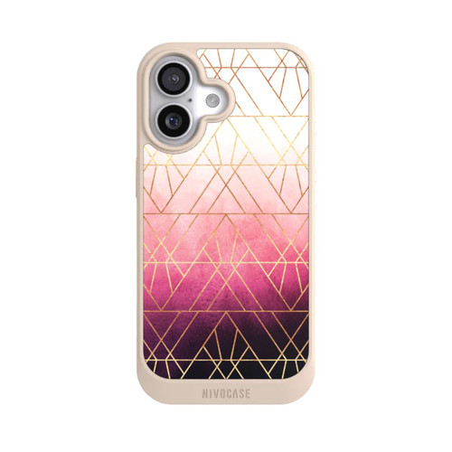  NIVOcore Pink Ombre Dreiecke Golddruck