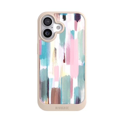  NIVOcore Abstrakte Pinselstriche in Pastelltönen