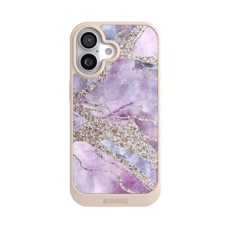 iPhone 17 NIVOcore Edelstein Pastell Lila