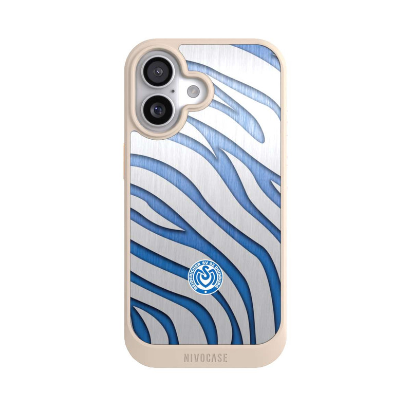 iPhone 17 NIVOcore Metall Zebramuster 2 MSV