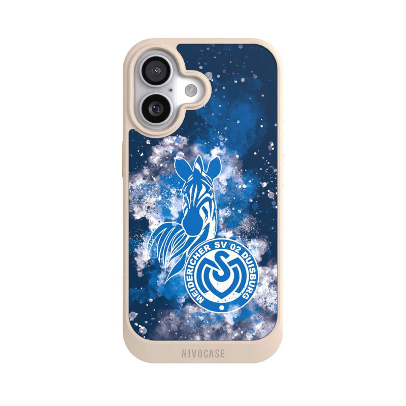 iPhone 17 NIVOcore Aquarell Zebra MSV
