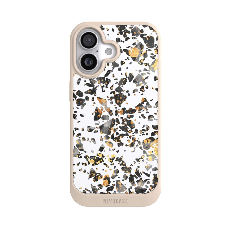 iPhone 17 NIVOcore Gold Speckled Terrazzo
