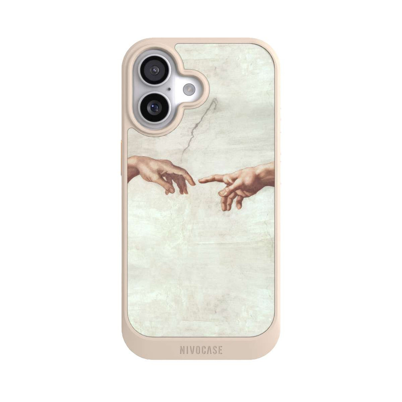 iPhone 17 NIVOcore Die Hände von Gott und Adam von Michelangelo Buonarroti