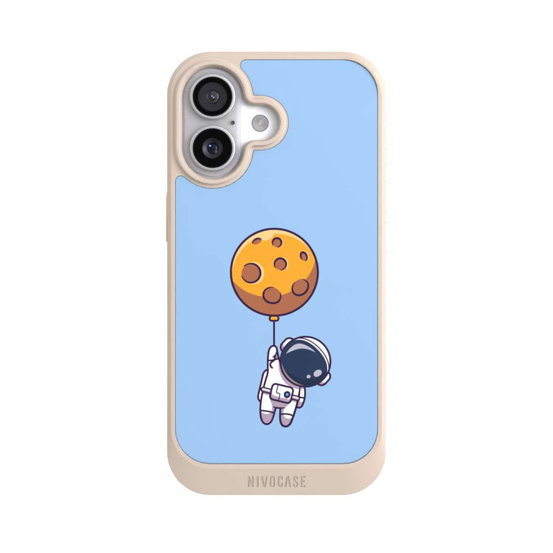 iPhone 17 NIVOcore Astronaut mit Mondballon