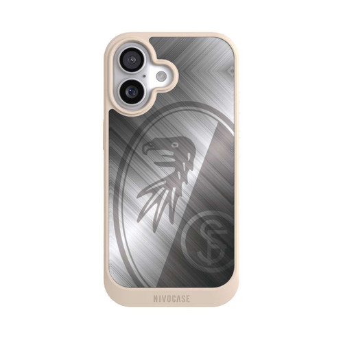  NIVOcore SC Freiburg Glänzendes Metall Hintergrund