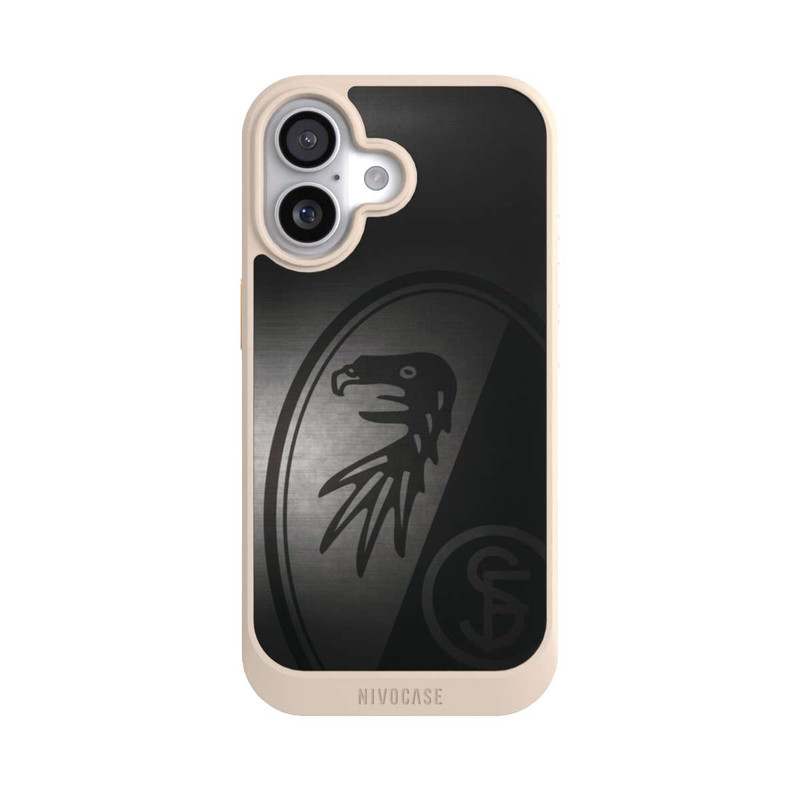 iPhone 17 NIVOcore SC Freiburg Dot Metall Hintergrund