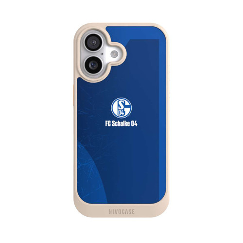  NIVOcore Schalke 04 Blauer Hintergrund Mit Logo
