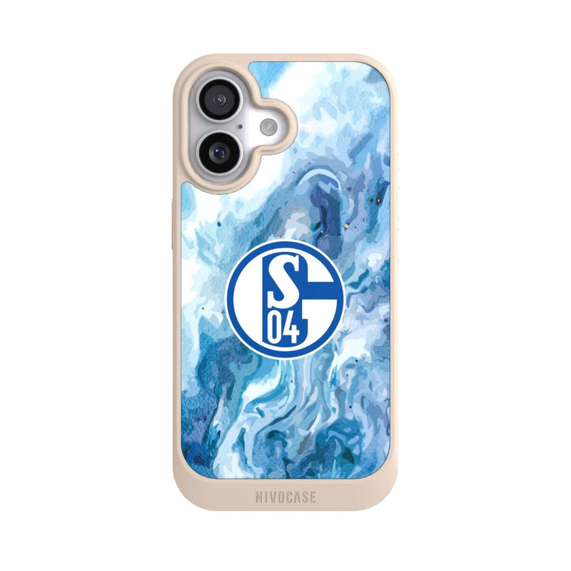 iPhone 17 NIVOcore Schalke 04 Flüssig Blau