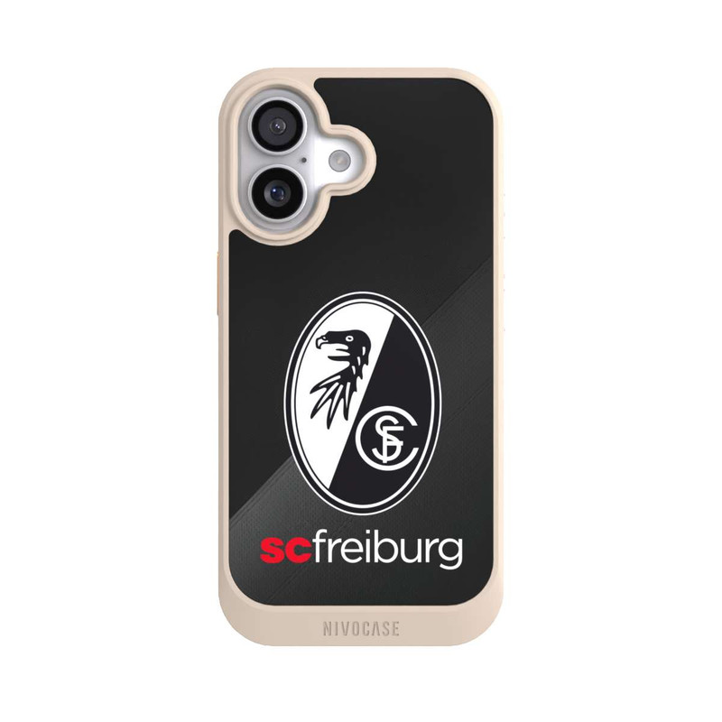 iPhone 17 NIVOcore Zwei Texturen mit dem Schriftzug SC Freiburg