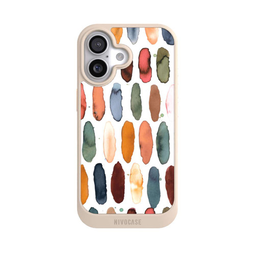  NIVOcore Aquarellstriche aus mineralischem Terrakotta