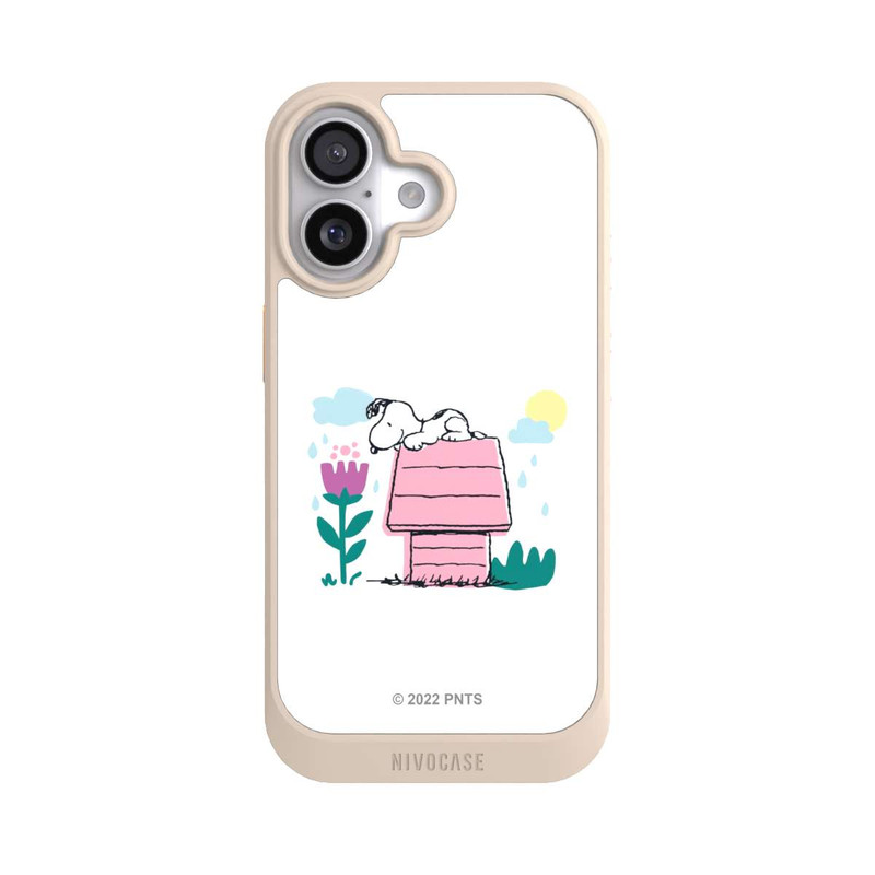 iPhone 17 NIVOcore Snoopy Hundehütte Frühling