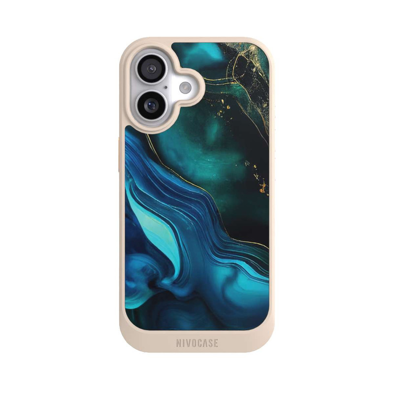 iPhone 17 NIVOcore Blaugoldene Tinte