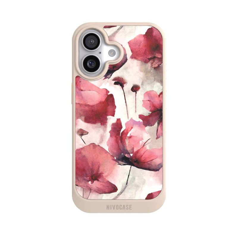 iPhone 17 NIVOcore Wilde Mohnblumen