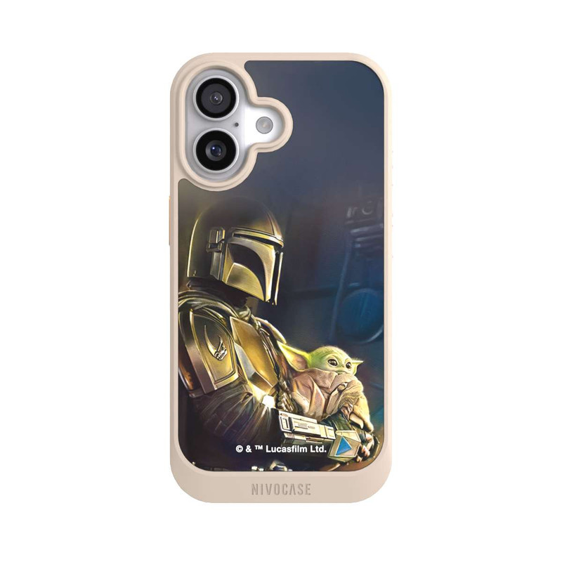 iPhone 17 NIVOcore Mandalorianer und Grogu im Schiff