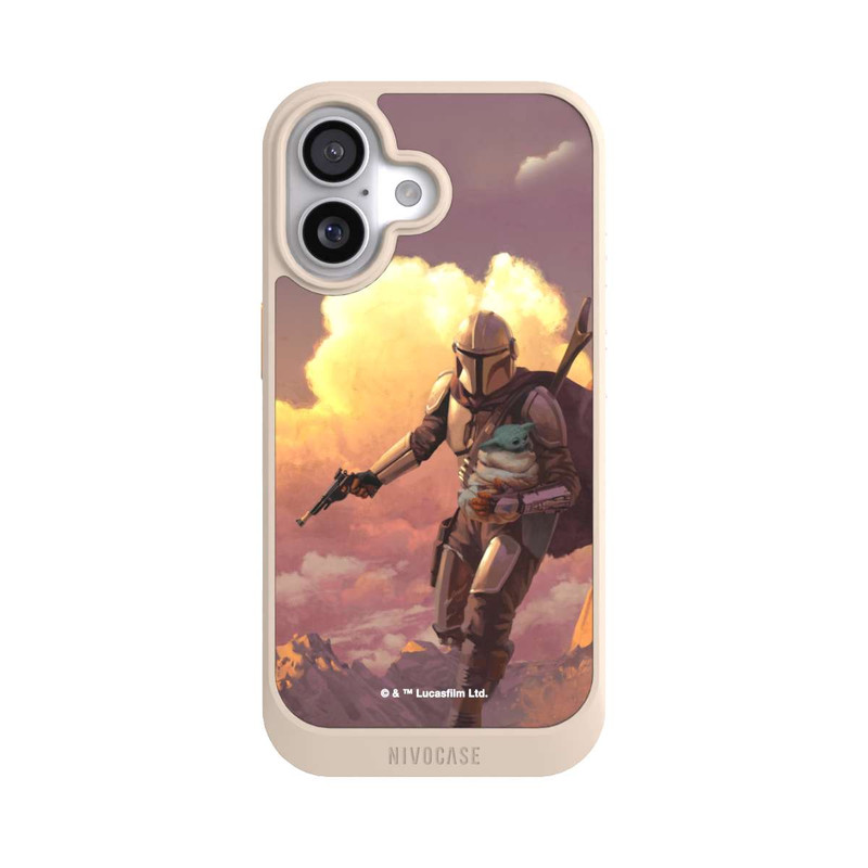 iPhone 17 NIVOcore Der Mandalorianer und Grogu Sonnenguntergang Wolken
