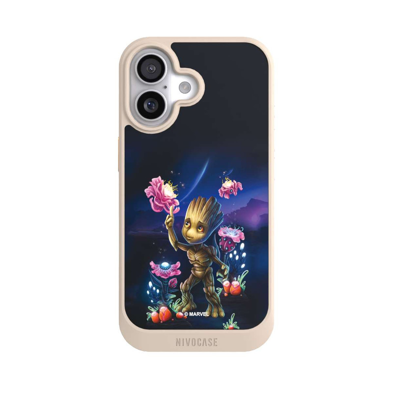 iPhone 17 NIVOcore Baby Groot Blumen