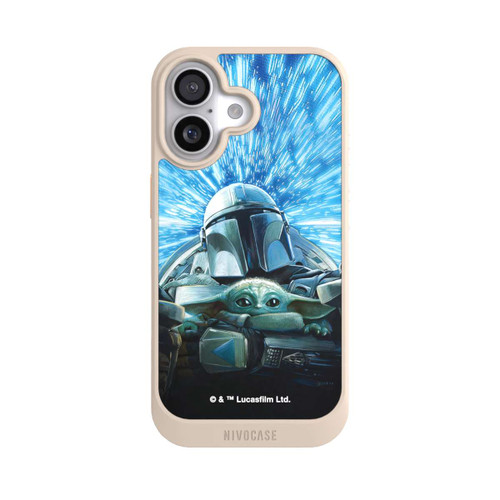  NIVOcore Grogu und Mando fliegen blau