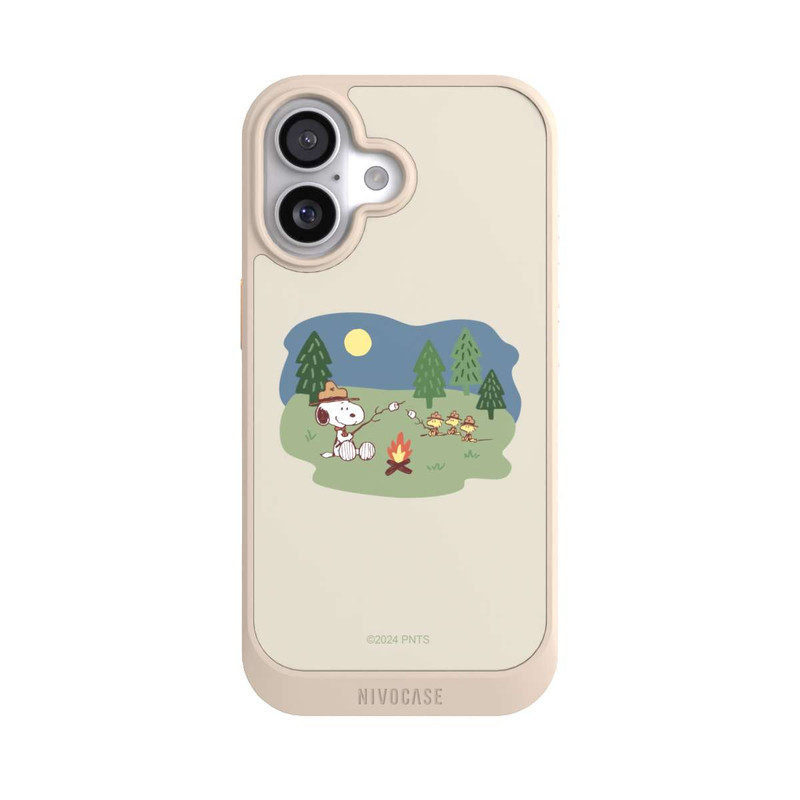 iPhone 17 NIVOcore Snoopy Lagerfeuer