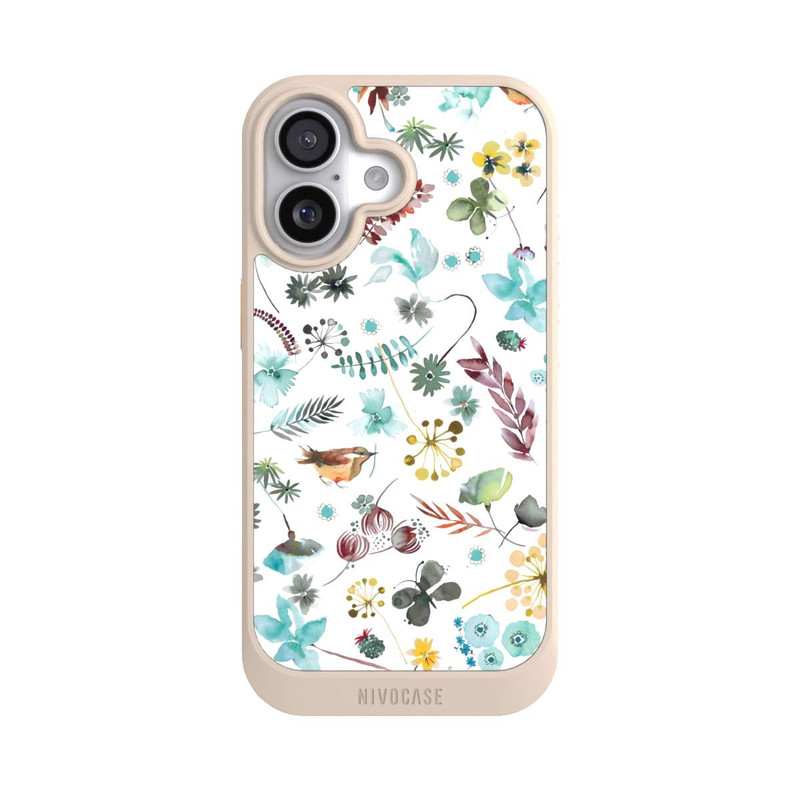 iPhone 17 NIVOcore Botanischer Schmetterling Natur Blau