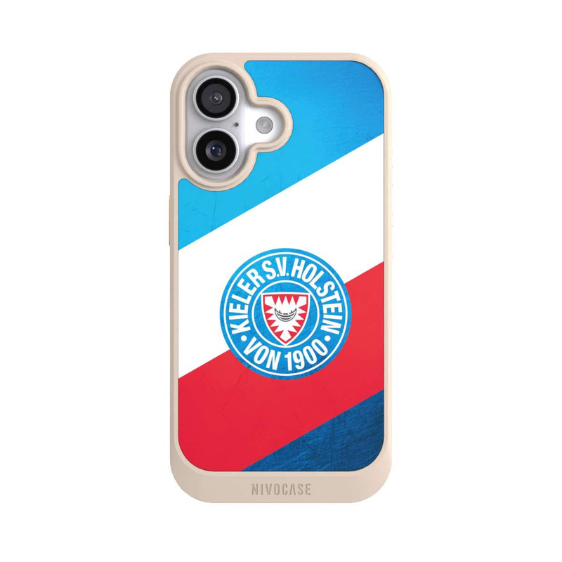 iPhone 17 NIVOcore Holstein Kiel Logo Streifen Scratch