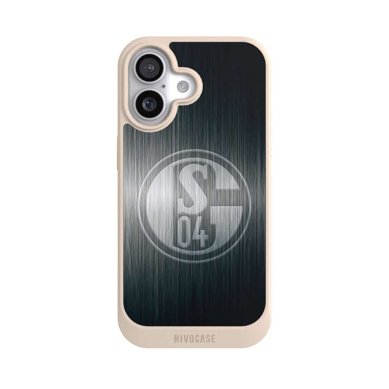 iPhone 17 NIVOcore Schalke 04 Metall Look