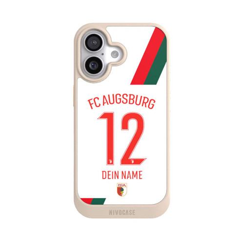  NIVOcore FC Augsburg Trikot Personalisierbar 25-26