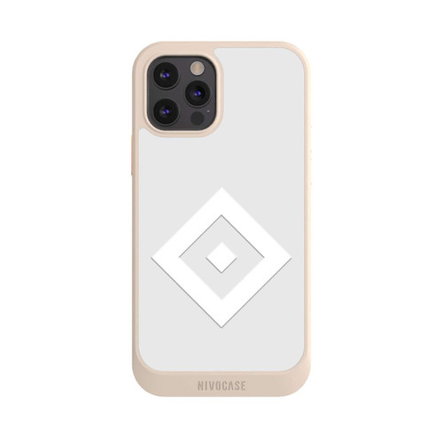 Apple iPhone 12 Pro NIVOcore Rauten Logo auf HSV Grau
