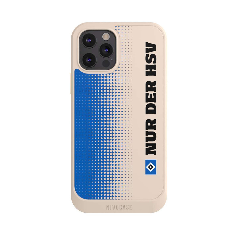iPhone 12 Pro NIVOcore Nur der HSV - Rautenraster Blau - ohne Hintergrund