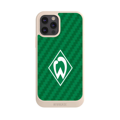 Apple iPhone 12 Pro NIVOcore Carbonlook - Werder Bremen