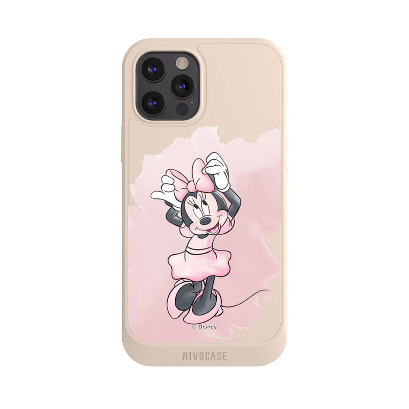 iPhone 12 Pro NIVOcore Minnie Aquarell transparent