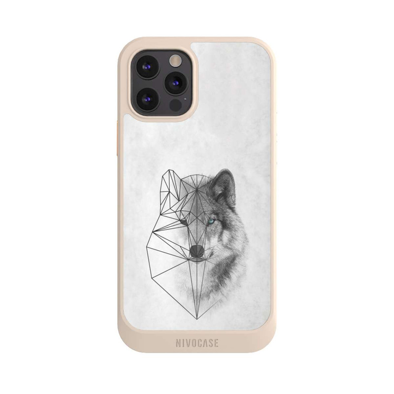 iPhone 12 Pro NIVOcore Polygonaler Wolf