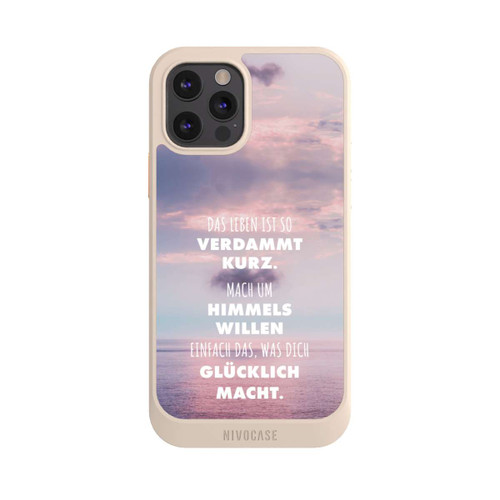 Apple iPhone 12 Pro NIVOcore Das Leben Ist So Verdammt Kurz