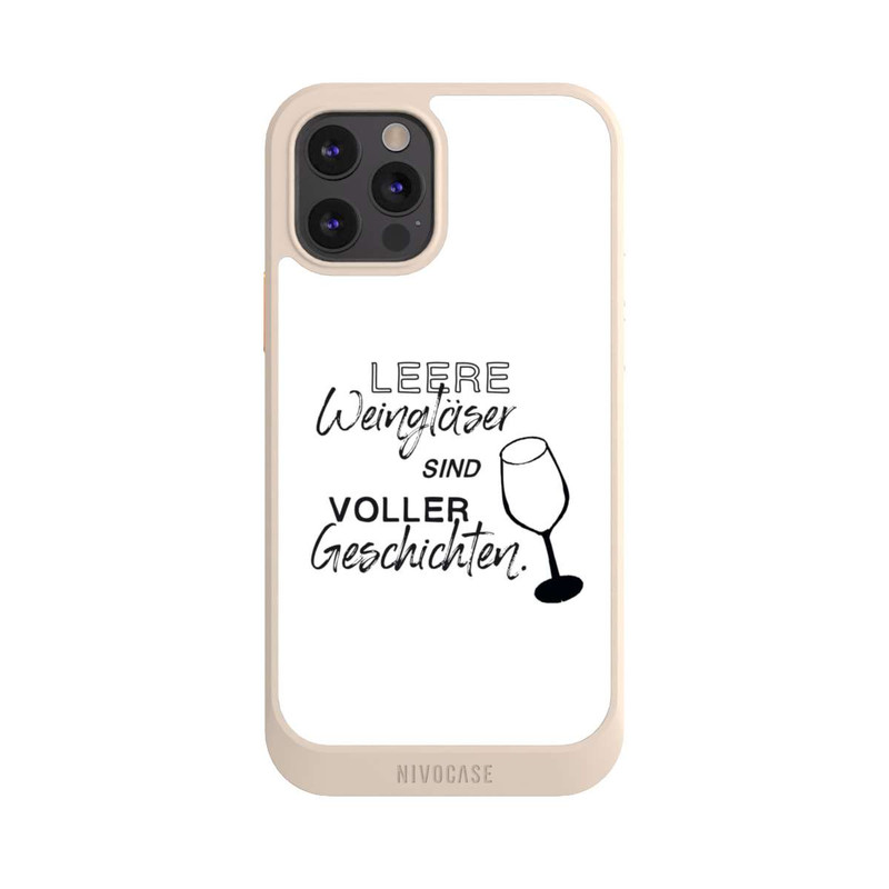 iPhone 12 Pro NIVOcore Leere Weingläser